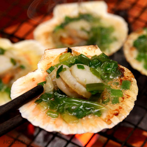 Sò Điệp Nướng Mỡ Hành