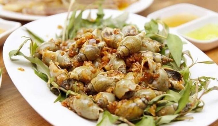 Ốc Cà Na Cháy Tỏi