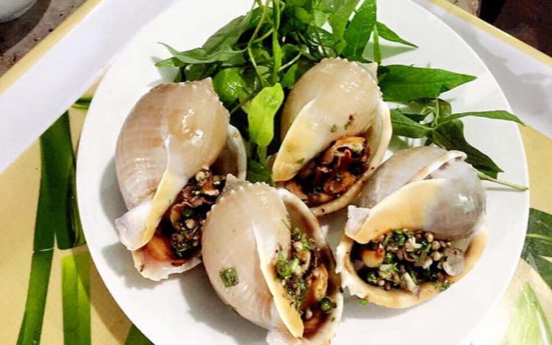 Ốc Tỏi Nướng Mỡ Hành