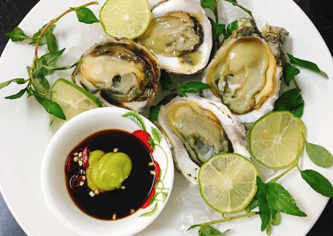 Hàu Sống Mù Tạt