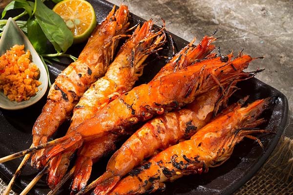 Tôm Sú Nướng Muối Ớt