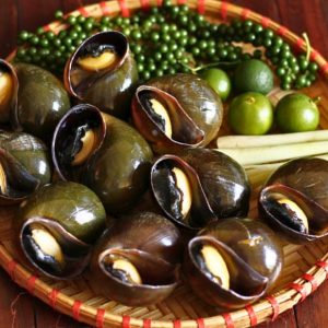 Ốc Bưu Nướng Tiêu Xanh