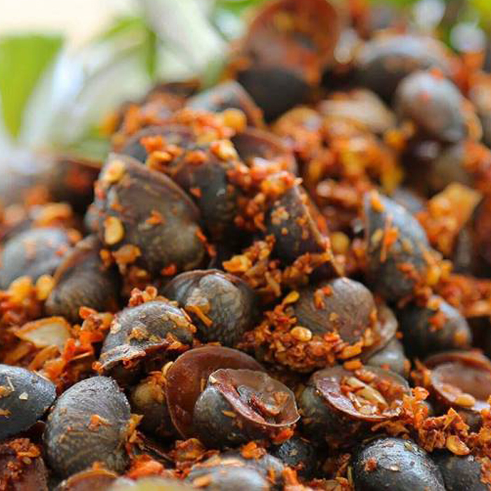Ốc Dừa Rang Muối