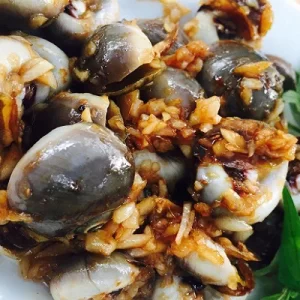 Ốc Mỡ Cháy Tỏi