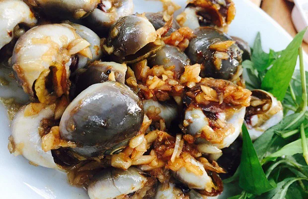 Ốc Mỡ Cháy Tỏi