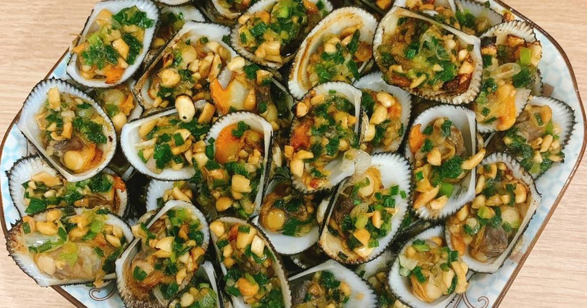 Sò Lông Nướng Mỡ Hành