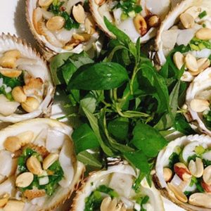 Sò Dương Nướng Mỡ Hành