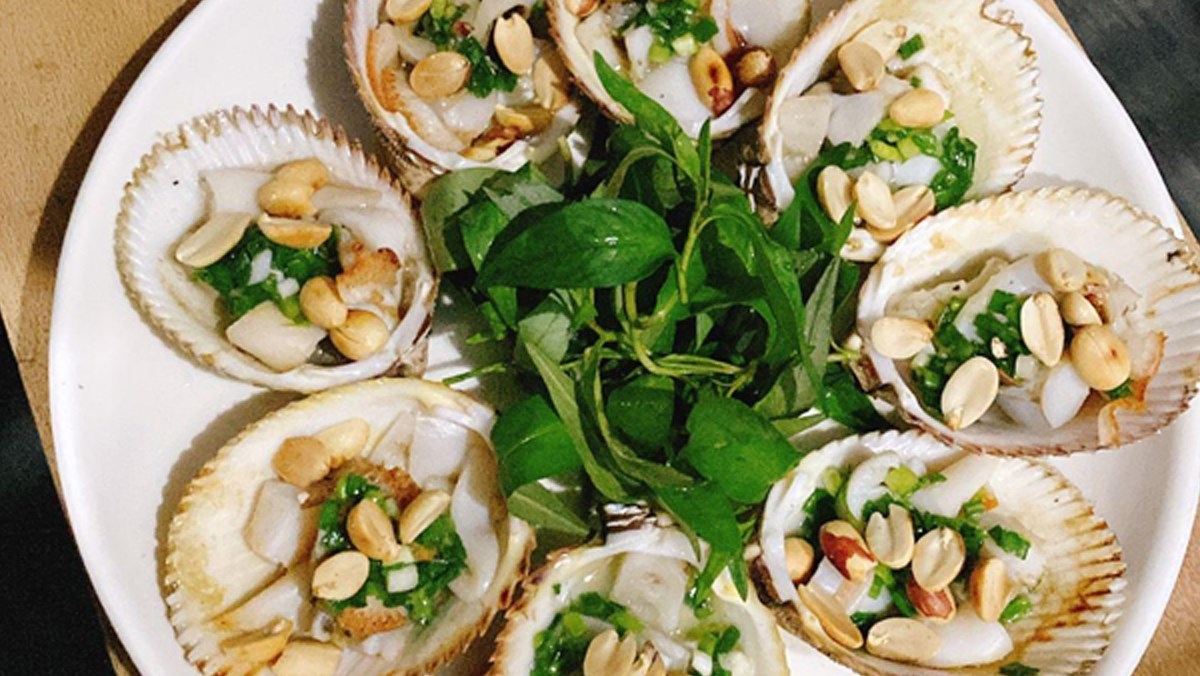 Sò Dương Nướng Mỡ Hành